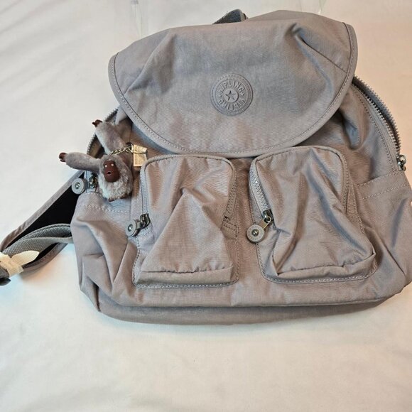 KIPLING Women Fiona Medium Backpack - Gray - Picture 1 of 13